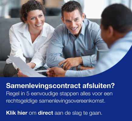 Klik hier om een samenleefovereenkomst af te sluiten | Samenwonenonline.nl